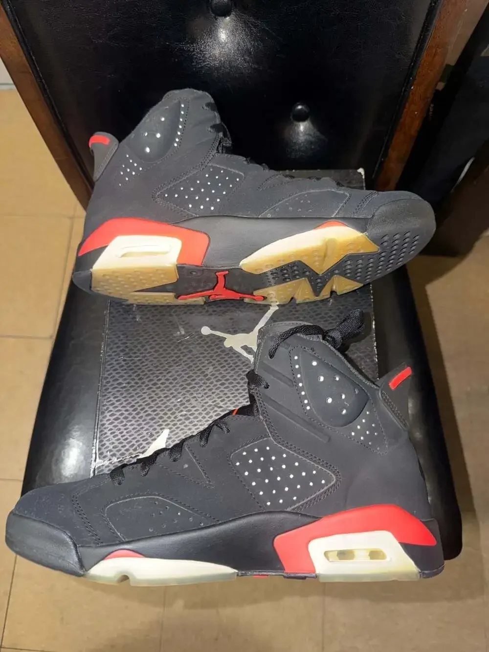 Air Jordan 6 Retro Black Infrared 2019 8.5M/10W CLEAN